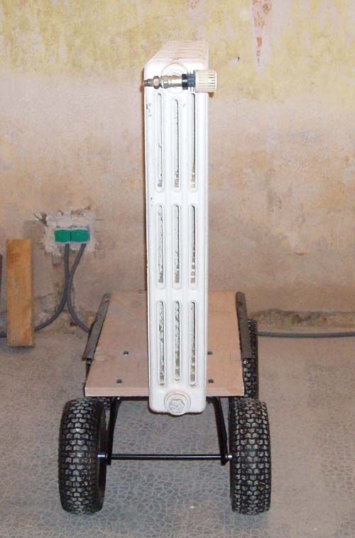 Image of Modified radiator cart